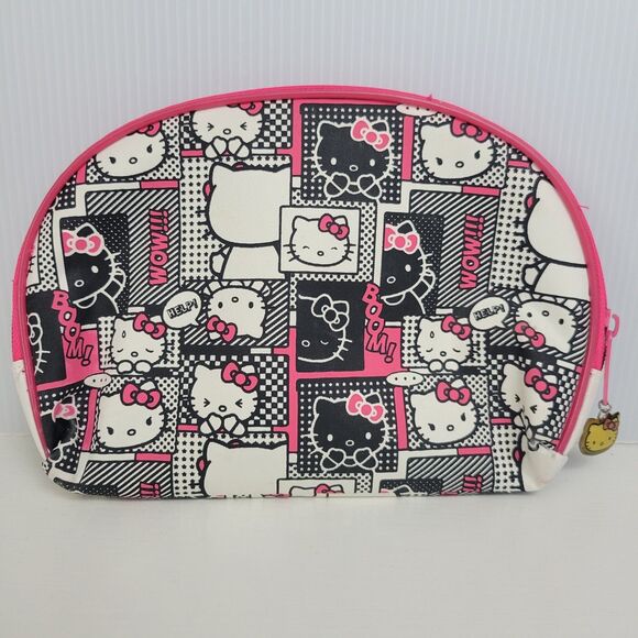 Hello Kitty 2011 Comic Zip Bag With Stains 8.5"x5.75" - Picture 2 of 9